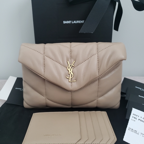 Saint Laurent Puffer Small Pouch bag, BNIB - Picture 15 of 15